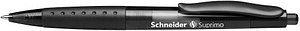 Schneider Kugelschreiber Suprimo schwarz/transparent, Schreibfarbe: schwarz, 1 St.