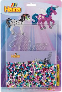 Hama® Bügelperlen Set Pegasus mehrfarbig