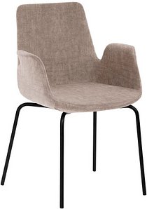 Mayer Besuchersessel myHELIOS mauve schwarz Stoff, 1 St.