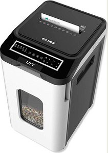 Thumbnail - LMG AUTO350P4 Aktenvernichter mit Partikelschnitt P-4, 4 x 12 mm, bis 350 Blatt, weiß