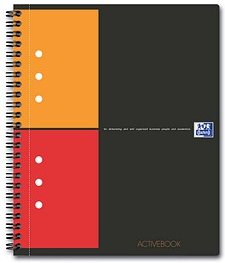 OXFORD Collegeblock Activebook kariert DIN A5 Rand rundum, 1 Block