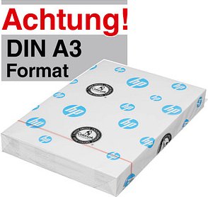 HP Kopierpapier ColorChoice DIN A3 120 g/qm 250 Blatt