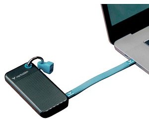 verbatim Pocket 2 TB externe SSD-Festplatte grau, schwarz