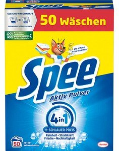 Spee Aktiv Pulver 4in1 Waschmittel Pulver, 2,5 kg