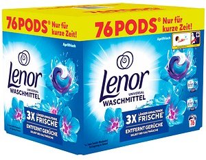 Lenor UNIVERSAL PODS®Aprilfrisch Waschmittel Caps, 76 St.