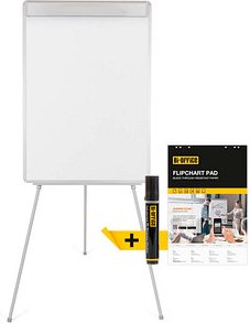 AKTION: Bi-Office Flipchart DESIGN EA23062124 + GRATIS 1 Boardmarker + 1 Flipchartblock