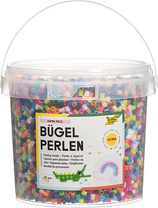 folia Bügelperlen mehrfarbig 12.000 St.