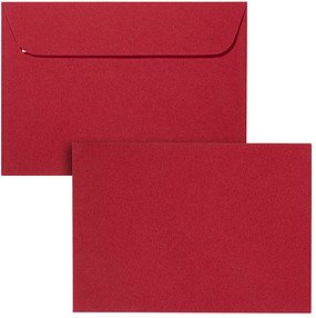artoz Briefumschläge Mosaic DIN C6 ohne Fenster weinrot haftklebend 20 St.