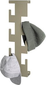 Thumbnail - HAKU Möbel Wandgarderobe 47006 grün Metall 6 Haken 15,0 x 60,0 cm