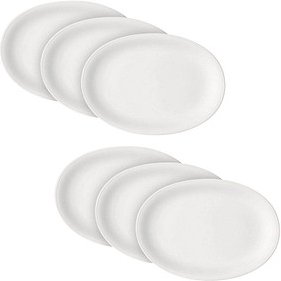 6 BAUSCHER Servierplatten smart weiß 29,0 x 20,0 cm