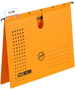 5 ELBA Hängehefter chic ULTIMATE Karton gelb 1 x kaufmännische Heftung