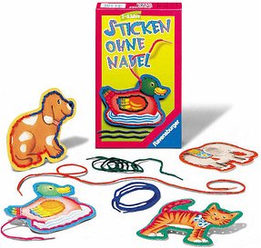 Thumbnail - Ravensburger Bastelset Sticken ohne Nadel mehrfarbig