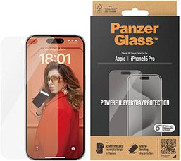 PanzerGlass™ Classic Fit Display-Schutzglas für Apple iPhone 15 Pro