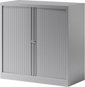 Thumbnail - BISLEY Essentials Rollladenschrank silber 1 Fachboden 100,0 x 47,0 x 100,0 cm