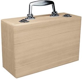 Rayher Bastelholz natur Koffer