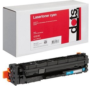 dots cyan Toner kompatibel zu HP 410X (CF411X)
