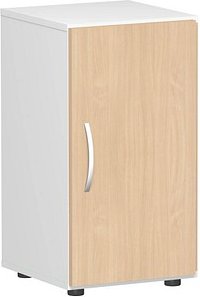 geramöbel Aktenschrank Flex, S-342100-BL lichtgrau, buche 1 Fachboden 40,0 x 42,0 x 75,2 cm