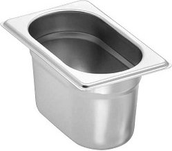 Bartscher GN-Behälter Top Line 1/9 silber 1,0 l, 1 St.