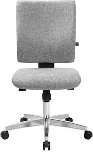 Thumbnail - Topstar Bürostuhl Lightstar 10, LS19W0G23 Stoff grau, Gestell alu