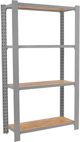 Thumbnail - Simonrack Regal OFFICLICK 8425437127502 grau, braun 80,0 x 30,0 x 150,0 cm