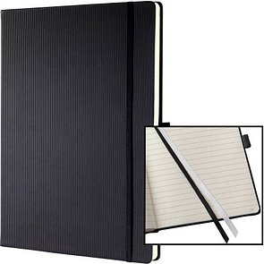 SIGEL Notizbuch Conceptum® ca. DIN A4 liniert, schwarz Hardcover 194 Seiten