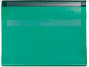 BOI Planettentasche Stan 1 Kunststoff grün DIN A4 1x Lang-Außenheftung (Sondermaß von 27,5 cm), 1 St.