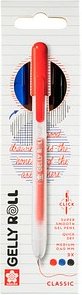 Sakura Gelly Roll Retractable Classic Gelschreiber transparent 0,4 mm, Schreibfarbe: farbsortiert, 3 St.