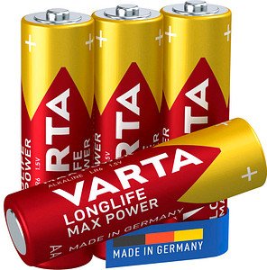 Thumbnail - VARTA Batterien LONGLIFE Max Power Alkali-Mangan Mignon AA 1,5 V, 4 St.