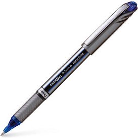 Pentel ENERGEL BL27 Gelschreiber blau/silber 0,35 mm, Schreibfarbe: blau, 1 St.