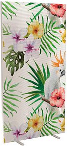 PAPERFLOW Trennwand easyScreen Tropical, 60661 bunt 94,0 x 173,4 cm, 1 St.
