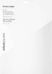 Thumbnail - cricut™ Joy Xtra Smart Label beschreibbare Vinylfolie permanent weiß 24,1 x 33,0 cm, 3 St.