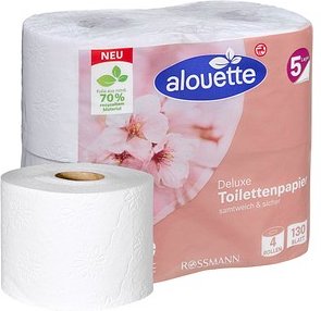 Thumbnail - alouette Toilettenpapier Deluxe 5-lagig, 4 Rollen