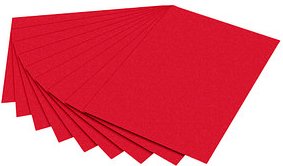 folia Tonpapier rot 130 g/qm 50 St.