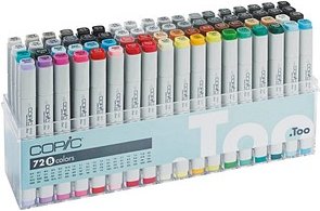 Thumbnail - COPIC® Classic B Layoutmarker-Set farbsortiert 1,0 + 6,0 mm, 72 St.