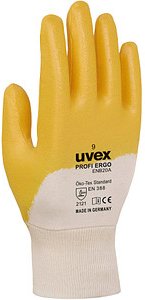 uvex unisex Arbeitshandschuhe profi ergo orange Größe 10, 1 Paar