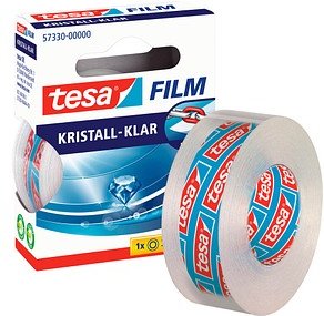 Thumbnail - tesa KRISTALL-KLAR Klebefilm transparent 19,0 mm x 33,0 m 1 Rolle