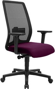 Topstar Bürostuhl EURO STAR 200, EU20OG030 Stoff lila, Gestell schwarz