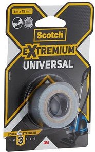 Scotch Extremium™ Universal Gewebeband silber 19,0 mm x 3,0 m 1 Rolle