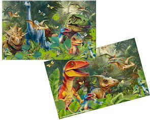 Thumbnail - HERMA Schreibtischunterlagen Dino World Karton 55,0 x 35,0 cm, 3 St.