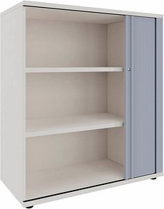 fm Rollladenschrank weiß 2 Fachböden 100,0 x 44,2 x 113,3 cm