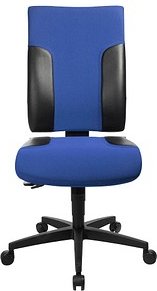 Topstar Bürostuhl Two 20, TF200 S106 Stoff blau, Gestell schwarz
