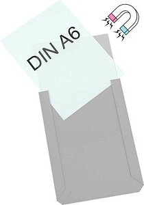 Thumbnail - EICHNER Sichttaschen Magnetisch DIN A6 transparent glatt, 10 St.