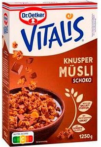 Dr. Oetker VITALiS KNUSPER MÜSLI SCHOKO 1,25 kg, 1 St.