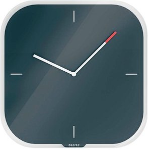 Thumbnail - AKTION: LEITZ Wanduhr Cosy grau Sicherheitsglas 30,0 x 30,0 cm mit Prämie nach Registrierung