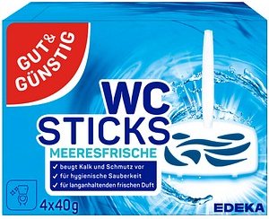 GUT&GÜNSTIG WC-Duftspüler Meeresfrisch, 4 St.