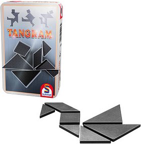 Thumbnail - Schmidt MBS Tangram in Metalldose Geschicklichkeitsspiel, 1 St.