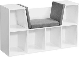 Thumbnail - WOHNLING Schuhregal weiß 102,0 x 30,0 x 62,0 cm, 1 St.