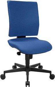 Topstar Bürostuhl Syncro CLEAN, SN900 MS6 Stoff blau, Gestell schwarz
