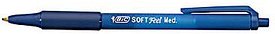 BIC Kugelschreiber SOFT Feel blau, Schreibfarbe: blau, 12 St.