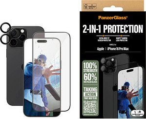 PanzerGlass™ 2-in-1 Schutz-Set für Apple iPhone 16 Pro Max